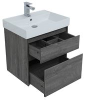 Товар: Тумба с раковиной Aquanet Nova Lite 60 подвесная Дуб рошелье арт-245241 - фото 2 Тумба с раковиной Aquanet Nova Lite 60 подвесная Дуб рошелье арт-245241 — фото 2, Тумбы с раковиной