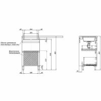Тумба под раковину Aquanet Вега 110 Белый глянец арт-329123 — фото 10, Тумбы под раковину