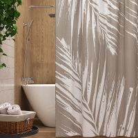 Штора для ванны WasserKRAFT Lopau 180х200 Бежевая арт-SC-60201 — фото 1, Шторы для ванной