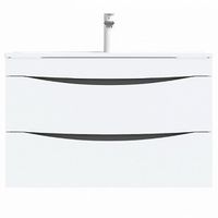 Тумба с раковиной Iddis Cloud 80 подвесная Белая арт-CLO80W0i95K — фото 1, Тумбы с раковиной