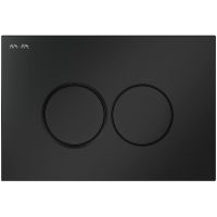 Клавиша смыва AM.PM Pro С L Черная матовая арт-I070138 — фото 1, Кнопки смыва