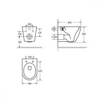 Товар: Унитаз Abber Bequem подвесной Серый матовый с сиденьем Микролифт арт-AC1101MG - фото 8 Унитаз Abber Bequem подвесной Серый матовый с сиденьем Микролифт арт-AC1101MG — фото 8, Подвесные унитазы