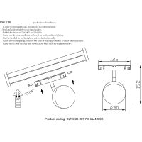 Товар: Трековый светильник Crystal Lux Space Белый Черный арт-CLT 0.33 007 7W BL 4000K - фото 3 Трековый светильник Crystal Lux Space Белый Черный арт-CLT 0.33 007 7W BL 4000K — фото 3, Трековые светильники