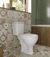 Унитаз компакт Santeri Pro с бачком и сиденьем арт-1.P215.5.S00.00B.F — фото 3, Напольные унитазы