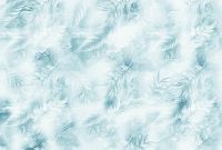 Фреска Ortograf Levity 33383 Фактура флок FLK Флизелин (4*2,7) Бирюзовый, Перья арт-33383 (флок FLK) — фото 2, Фрески