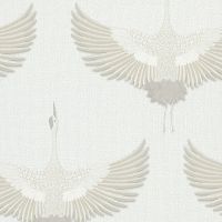 Обои Marburg Otaru Винил на флизелине (1,06*10,05) Белый/Бежевый/Серый, Птицы арт-34579 — фото 2, Обои для стен