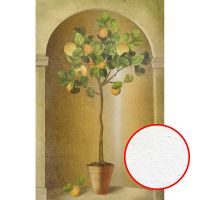 Фреска Ortograf Цветы 3601 Фактура бархат FX Флизелин (1,8*2,8) Коричневый/Зеленый, Деревья/Фрукты арт-3601 (бархат FX) — фото 1, Фрески