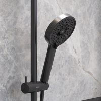 Душевая система Damixa Apollo Черная матовая арт-947000300 — фото 6, Душевые стойки