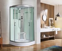 Душевая кабина WeltWasser WW500 Werra 902 90x90 профиль Хром стекло прозрачное арт-10000003226 — фото 3, Душевые кабины