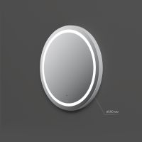 Зеркало AM.PM X-Joy 60 с подсветкой с ИК-сенсорным выключателем арт-M85AMOX0601WG — фото 8, Зеркала в ванную комнату
