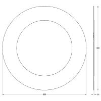 Зеркало Evoform Double d80 на стеклянном основании - цвет Бронза арт-BY 0305 — фото 4, Зеркала в ванную комнату