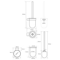 Товар: Ершик для унитаза Bemeta Organic Black Черный матовый арт-167113140 - фото 2 Ершик для унитаза Bemeta Organic Black Черный матовый арт-167113140 — фото 2, Ершики для унитаза