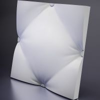 Гипсовая 3д панель Artpole Ampir 600x600 мм арт-M-0023 — фото 1, Гипсовые 3Д панели