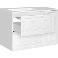 Тумба под раковину Style Line Альба 90 L Люкс Plus Белая арт-ЛС-000010052 — фото 6, Тумбы под раковину