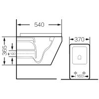 Унитаз Grossman подвесной Черный матовый с сиденьем Микролифт арт-GR-4440BMS — фото 5, Подвесные унитазы