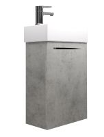 Тумба под раковину Creto Pollino 37 подвесная Beton арт-15-1418-1419B — фото 2, Тумбы под раковину