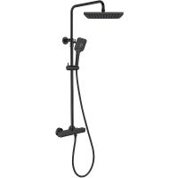 Душевая система Vincea Next с термостатом Черная матовая арт-VSFS-1N0TMB — фото 1, Душевые стойки