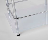 Товар: Стеклянная полка WasserKRAFT Хром арт-K-4033 - фото 5 Стеклянная полка WasserKRAFT Хром арт-K-4033 — фото 5, Полки для ванной и душа