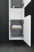 Шкаф пенал Allen Brau Infinity 35 R подвесной Белый матовый арт-1.21009.WM — фото 9, Пеналы для ванной комнаты