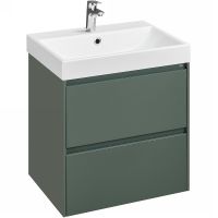Тумба под раковину Roca Ona 60 подвесная Зеленая матовая арт-A857613513 — фото 1, Тумбы под раковину