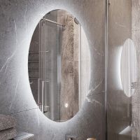 Зеркало Bond Circle 70x70 с подсветкой с бесконтактным выключателем арт-M38ZE-7070 — фото 4, Зеркала в ванную комнату