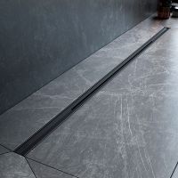 Душевой лоток AM.PM MasterFlow 100 с Черной матовой решеткой Slim line арт-W01SC-S11-100-05BM — фото 4, Душевые лотки