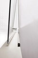 Душевой уголок Cezares Eco 120x90 профиль Хром стекло рифленое арт-ECO-O-RH-2-120/90-P-Cr — фото 6, Асимметричные душевые уголки