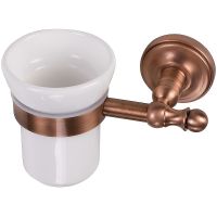 Стакан для зубных щеток Migliore Mirella Медь арт-17347 — фото 1, Стаканы для зубных щеток
