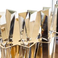 Настенный светильник Divinare Bivara Прозрачный Бронза арт-7567/18 AP-2 — фото 4, Бра