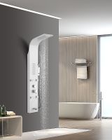 Душевая панель Ceruttispa Victoria W с гидромассажем Белая арт-CT9979 — фото 2, Душевые панели