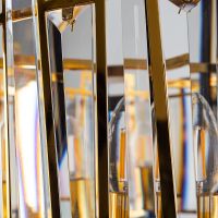 Люстра Artelamp Amber Прозрачная Золото Черная арт-A1028PL-6BK — фото 2, Люстры