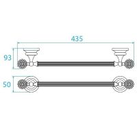 Товар: Полотенцедержатель Cezares Olimp Бронза с кристаллами Swarovski арт-OLIMP-TH05-02-Sw - фото 2 Полотенцедержатель Cezares Olimp Бронза с кристаллами Swarovski арт-OLIMP-TH05-02-Sw — фото 2, Полотенцедержатели