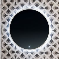 Зеркало Astra Form Прима 90 0 с подсветкой с сенсорным выключателем арт-3220001 — фото 3, Зеркала в ванную комнату