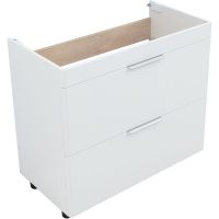 Тумба под раковину Aquanet Ирис new 90 Белый глянец арт-336309 — фото 9, Тумбы под раковину