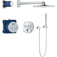 Душевая система Grohe SmartControl Хром арт-34709000 — фото 1, Встраиваемые душевые комплекты