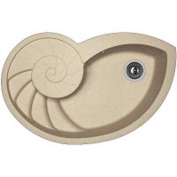 Кухонная мойка Florentina Наутилус-820 Песочная арт-20.350.E0820.107 — фото 1, Кухонные мойки