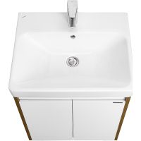 Товар: Тумба под раковину Aquaton Сканди Doors 55 Белый глянец, Дуб рустикальный арт-1A278801SDZ90 - фото 5 Тумба под раковину Aquaton Сканди Doors 55 Белый глянец, Дуб рустикальный арт-1A278801SDZ90 — фото 5, Тумбы под раковину