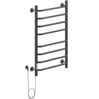 Электрический полотенцесушитель Ника Way-3 80/50 Черный матовый арт-WAY-3 80/50 черн лев — фото 1, Электрические полотенцесушители