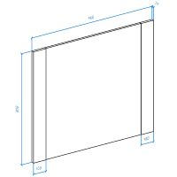 Товар: Зеркало Bellezza Лоренцо 100 Дуб светлый арт-4619117020472 - фото 3 Зеркало Bellezza Лоренцо 100 Дуб светлый арт-4619117020472 — фото 3, Зеркала в ванную комнату