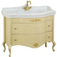 Тумба под раковину Migliore Impero 110 Бежевая арт-25960 — фото 1, Тумбы под раковину