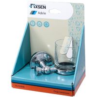 Товар: Подстаканник Fixsen Adele Хром арт-FX-55006 - фото 2 Подстаканник Fixsen Adele Хром арт-FX-55006 — фото 2, Стаканы для зубных щеток