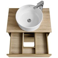 Тумба под раковину Aquaton Либерти 60 подвесная Дуб эльвезия арт-1A279401LYC70 — фото 13, Тумбы под раковину