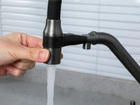 Смеситель для кухни Gappo Оружейная сталь Черный арт-G4398-89 — фото 4, Смесители для кухни