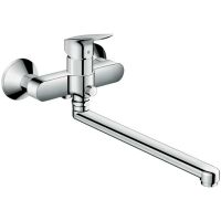 Смеситель для ванны Hansgrohe Logis универсальный Хром арт-71402000 — фото 1, Смеситель для ванны