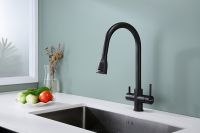 Товар: Смеситель для кухни Paulmark Lange Черный металлик арт-La214212-418 - фото 2 Смеситель для кухни Paulmark Lange Черный металлик арт-La214212-418 — фото 2, Смесители для кухни