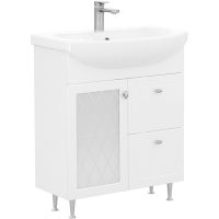 Тумба под раковину Volna Milena 70.1D.2Y Белая арт-tnMILENA70.1D.2Y-01 — фото 1, Тумбы под раковину