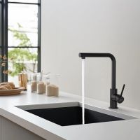 Смеситель для кухни Aquatek Европа Черный матовый арт-AQ1380MB — фото 7, Смесители для кухни