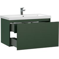 Товар: Тумба под раковину Cersanit Grande 80 подвесная Зеленая арт-64303 - фото 3 Тумба под раковину Cersanit Grande 80 подвесная Зеленая арт-64303 — фото 3, Тумбы под раковину