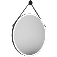 Зеркало Kerama Marazzi Cono 70 CO.mi.P.70\BLK с подсветкой Черное матовое с бесконтактным выключателем арт-CO.mi.P.70\BLK — фото 1, Зеркала в ванную комнату