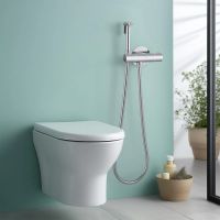 Гигиенический душ со смесителем Aquatek Оберон с термостатом Хром арт-AQ1027CR — фото 4, Гигиенические души